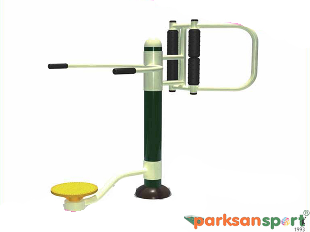 Park Spor Aletleri Klasik Seri / Park Spor Ayakta Bel Esnetme ve Sırt Masaj Aleti - 81232